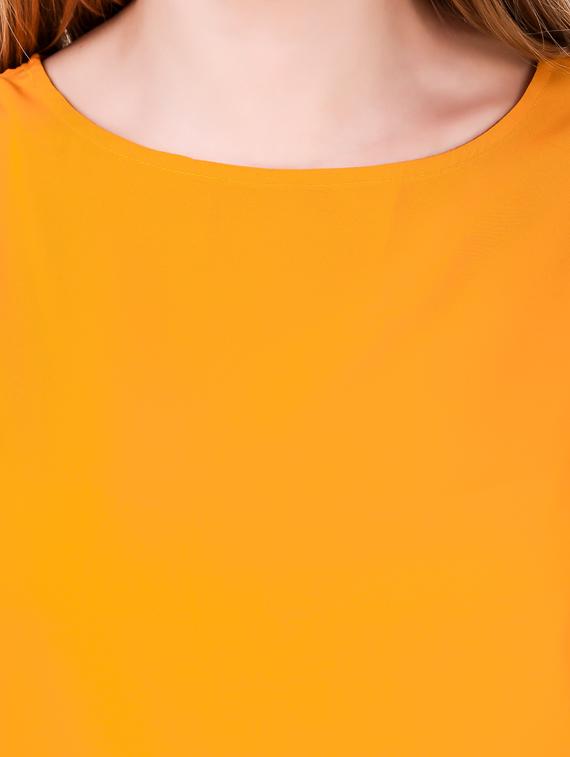 cold shoulder solid top - 17533194 - Zoom Image - 5