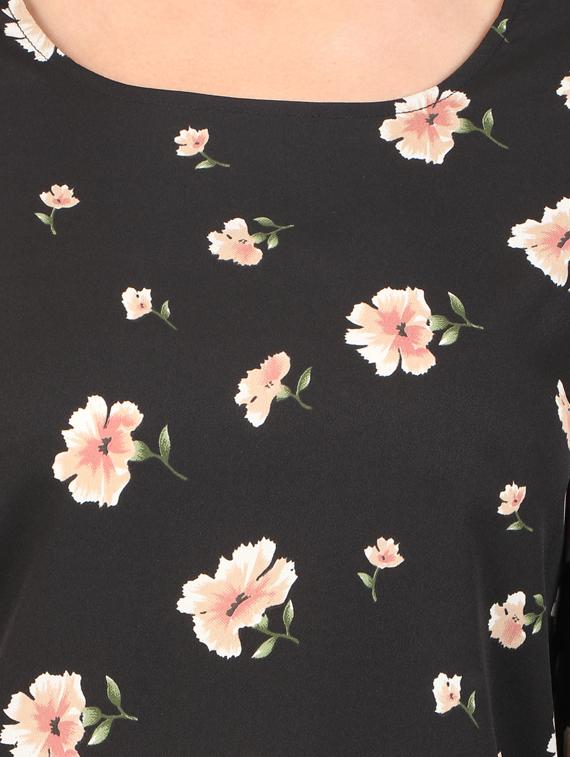 bell sleeved floral top - 17533197 - Zoom Image - 5