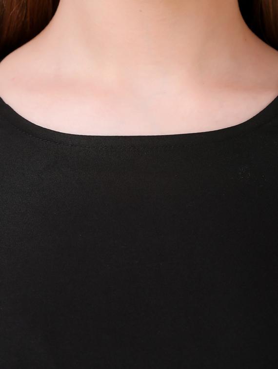 bell sleeved solid top - 17533199 - Zoom Image - 5