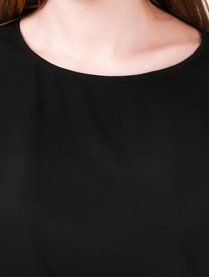 cold shoulder solid top - 17533200 - Standard Image - 5
