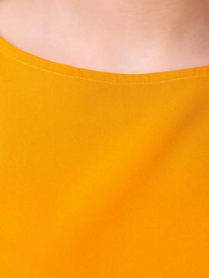 cold shoulder solid top - 17533209 - Standard Image - 5