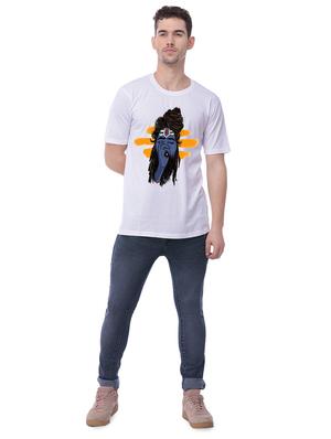 white chest print t-shirt - 17533221 - Standard Image - 3