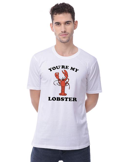 white chest print t-shirt - 17533224 - Standard Image - 1