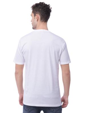 white chest print t-shirt - 17533239 - Standard Image - 3