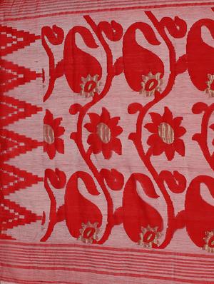 self design jamdani saree - 17533251 - Standard Image - 4