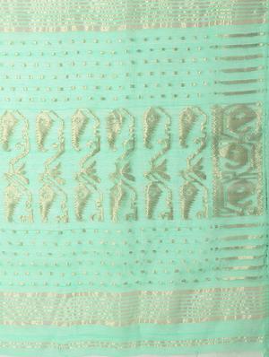 self design jamdani saree - 17533260 - Standard Image - 3