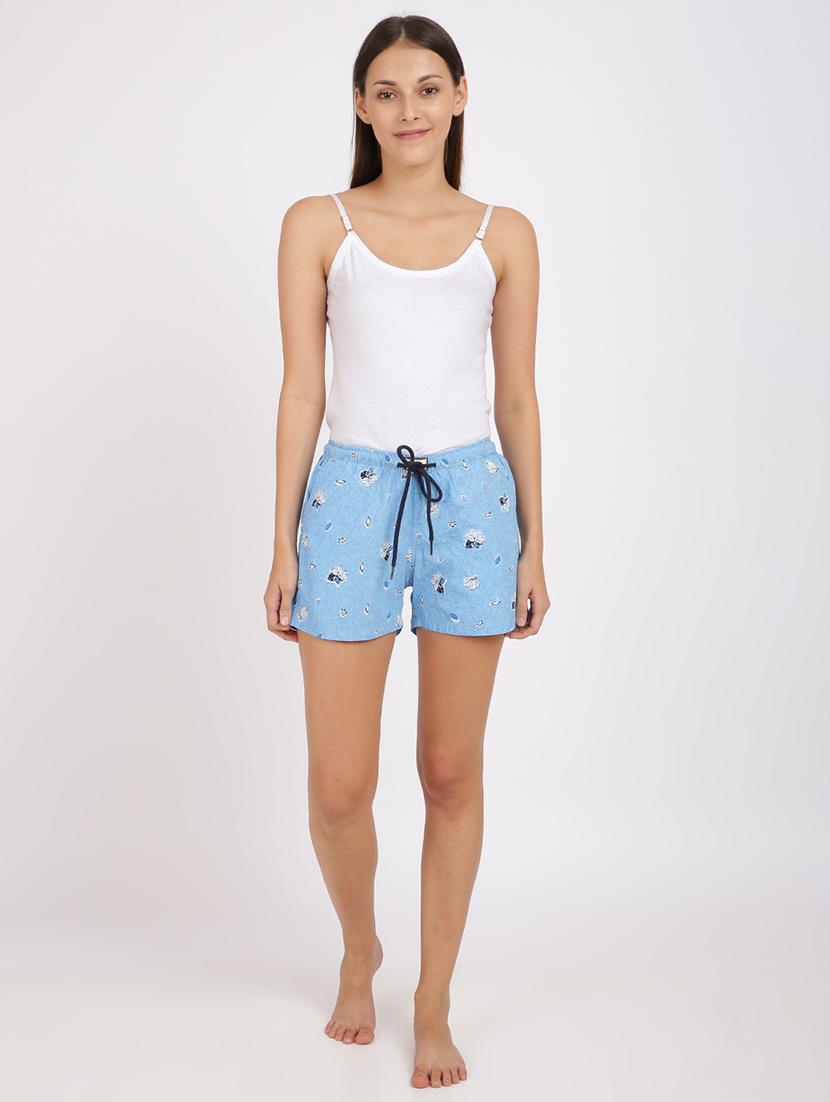 blue cotton short - 17533334 - Zoom Image - 4