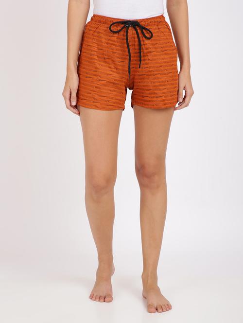 brown cotton short - 17533336 - Standard Image - 1