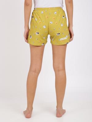 yellow cotton short - 17533339 - Standard Image - 3