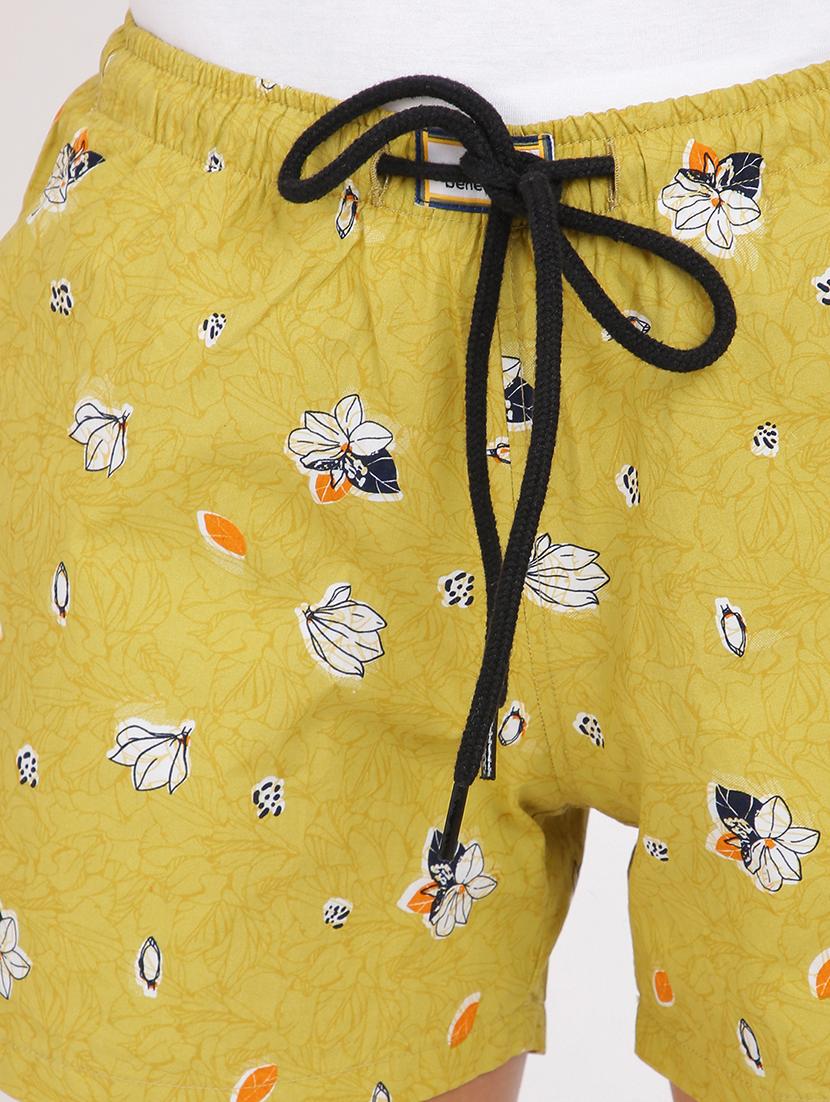 yellow cotton short - 17533339 - Zoom Image - 5