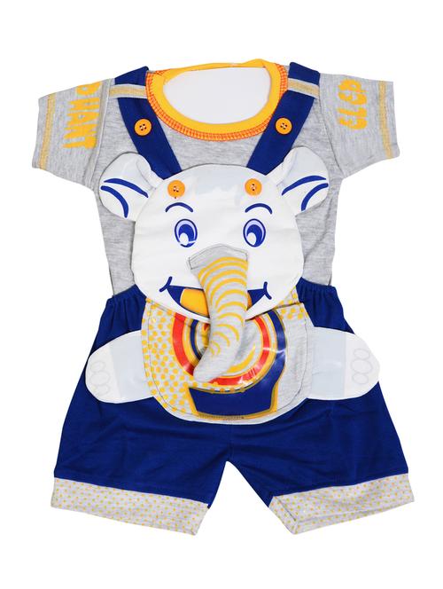 navy blue cotton twin sets onesies and romper - 17533355 - Standard Image - 1