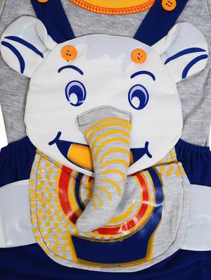 navy blue cotton twin sets onesies and romper - 17533355 - Standard Image - 6