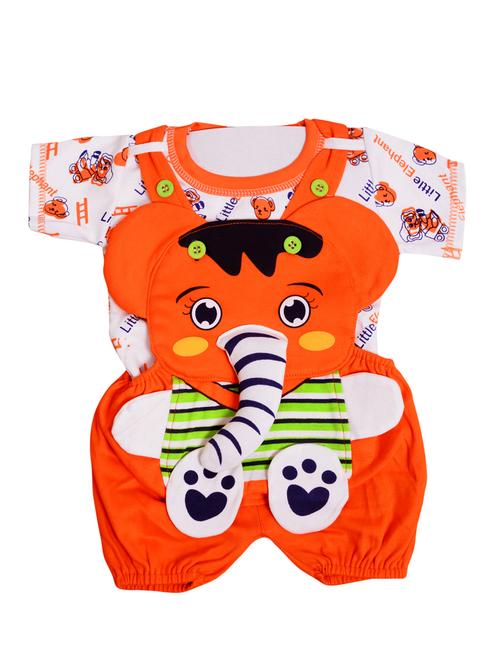 orange cotton twin sets onesies and romper - 17533358 - Standard Image - 1