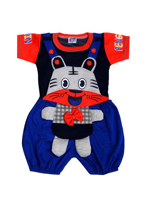 dark blue cotton twin sets onesies and romper - 17533360 - Standard Image - 1
