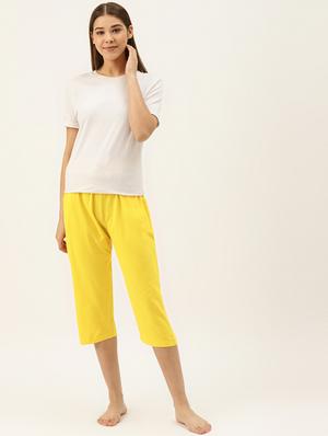 drawstring waist sleepwear capri - 17533479 - Standard Image - 4