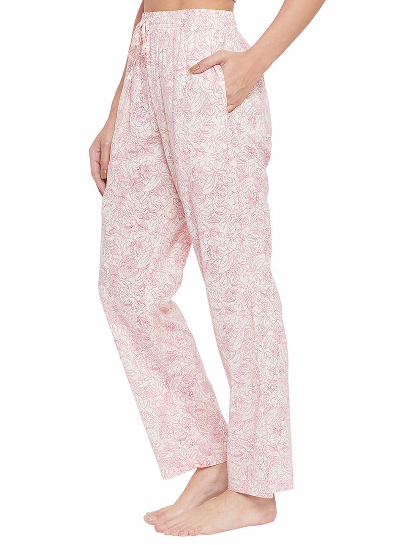 drawstring floral pajama - 17533549 - Zoom Image - 2