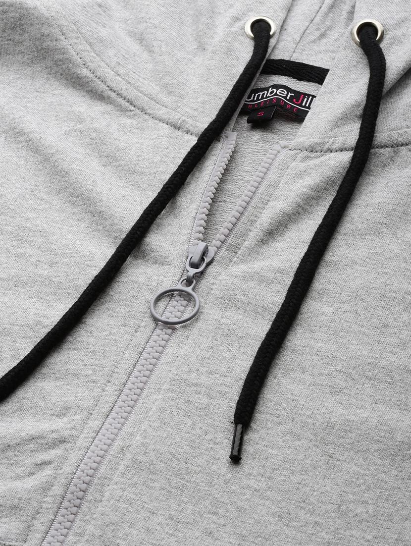 color block regular hoodie - 17533558 - Zoom Image - 5