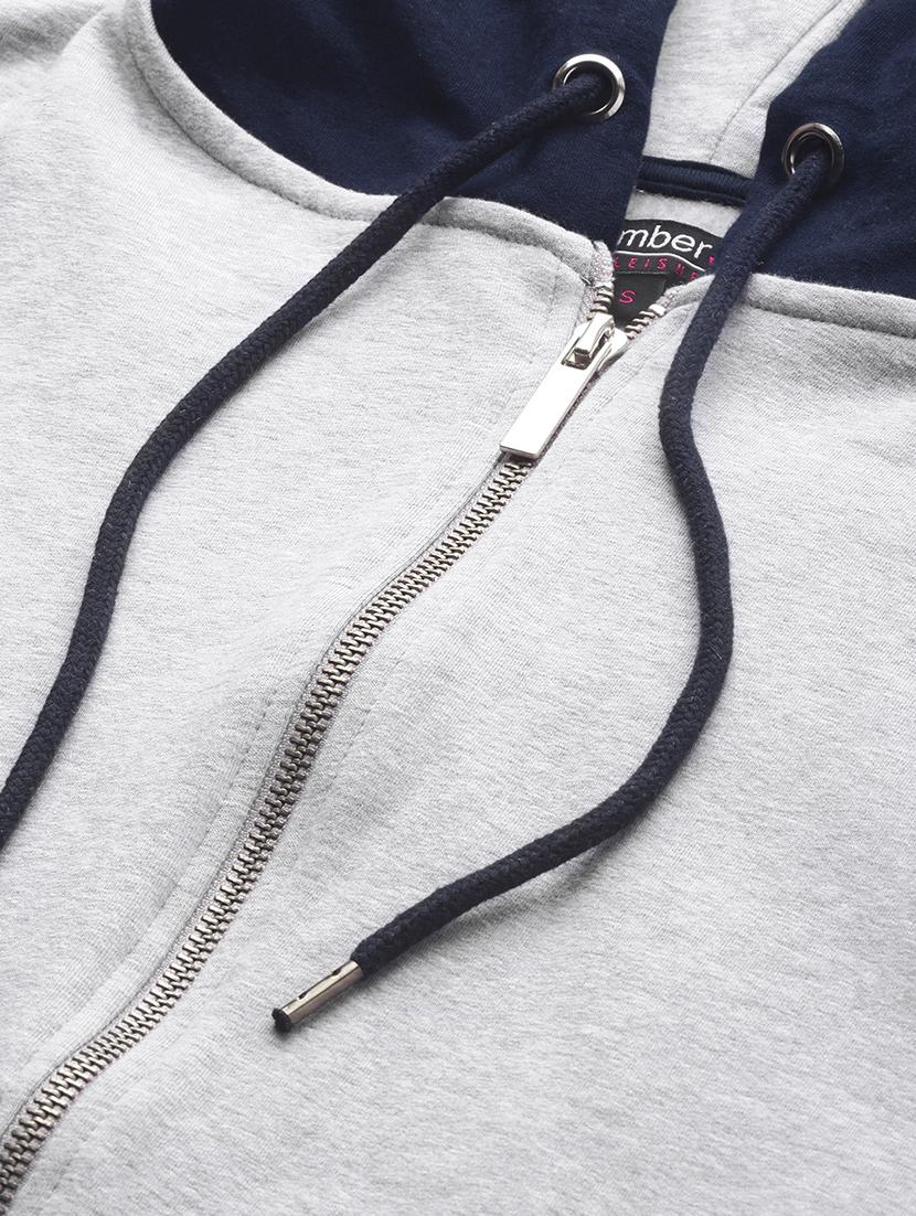color block regular hoodie - 17533562 - Zoom Image - 5