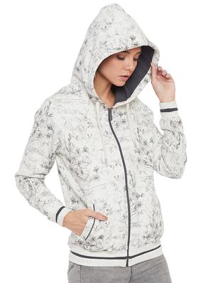 floral hooded sweatshirt - 17533566 - Standard Image - 2