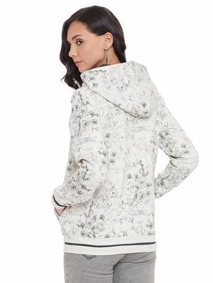 floral hooded sweatshirt - 17533566 - Standard Image - 3