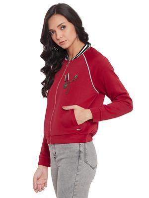raglan sleeves bomber jacket - 17533567 - Standard Image - 2