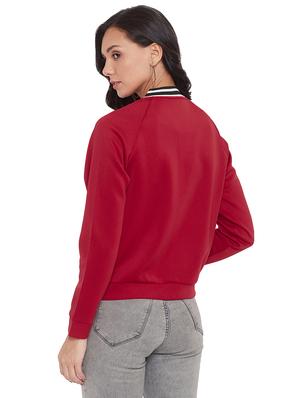 raglan sleeves bomber jacket - 17533567 - Standard Image - 3