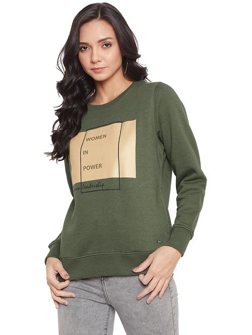 round neck printed sweatshirt - 17533569 - Standard Image - 1