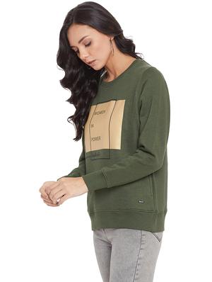 round neck printed sweatshirt - 17533569 - Standard Image - 2