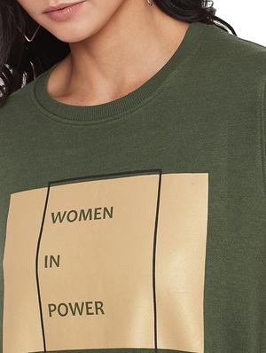 round neck printed sweatshirt - 17533569 - Standard Image - 5