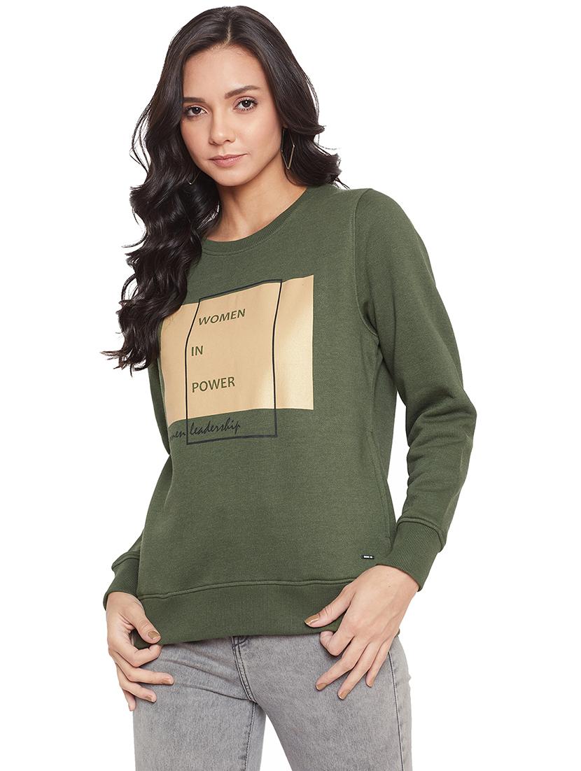 round neck printed sweatshirt - 17533569 - Zoom Image - 1