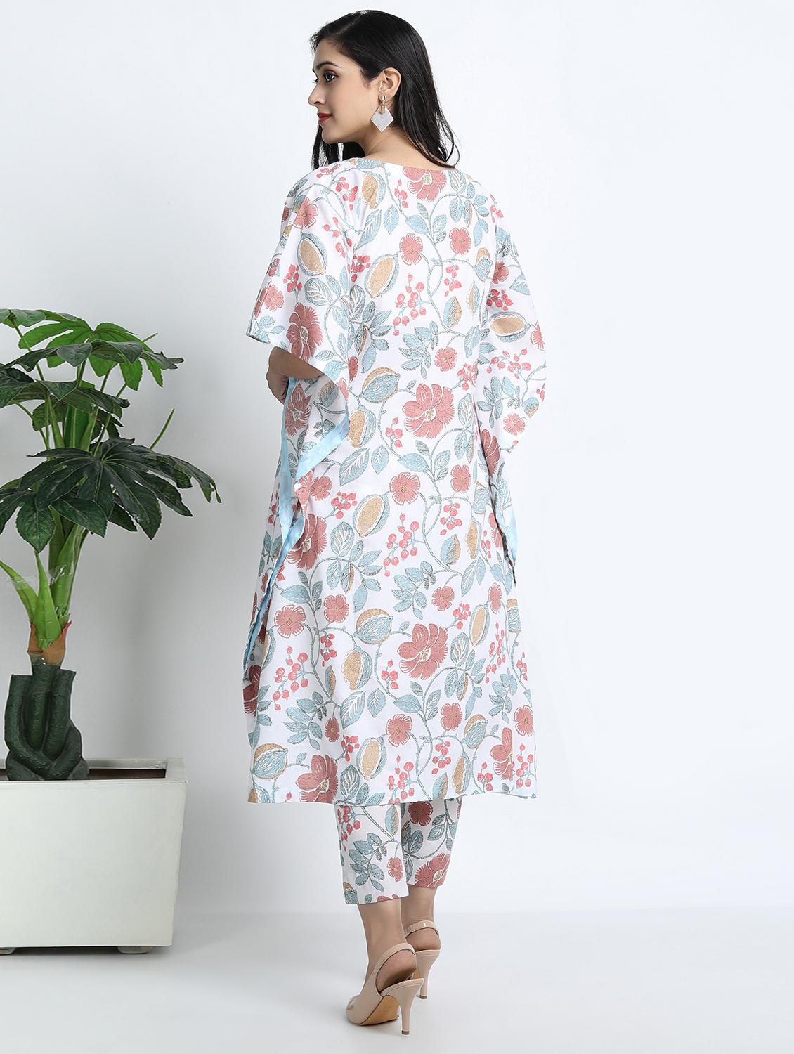 off-white kurta pant set - 17533625 - Zoom Image - 3