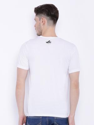 white printed t-shirt - 17533657 - Standard Image - 3