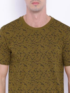brown printed t-shirt - 17533658 - Standard Image - 5