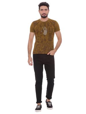 brown printed t-shirt - 17533663 - Standard Image - 4
