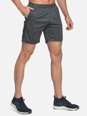 grey solid shorts - 17533756 - Standard Image - 2