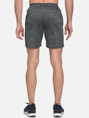 grey solid shorts - 17533756 - Standard Image - 3