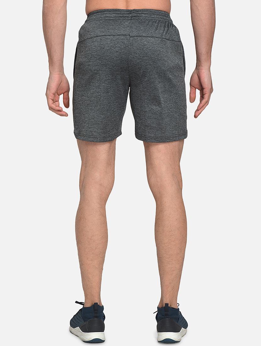 grey solid shorts - 17533756 - Zoom Image - 3