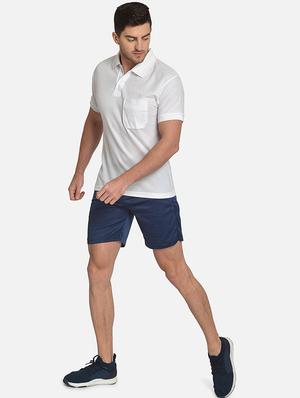 dark blue solid shorts - 17533757 - Standard Image - 4