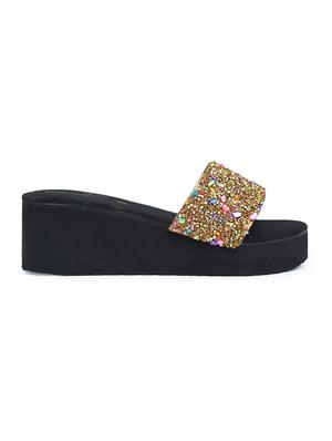 butterflies steps latest collection, comfortable wedges sandal for women's & girl's (rose gold) (ghs-0049rgd-s3) - 17534112 - Standard Image - 2