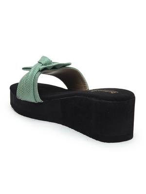 butterflies steps latest collection, comfortable wedges sandal for women's & girl's (green) (ghs-0081gn-s3) - 17534116 - Standard Image - 3