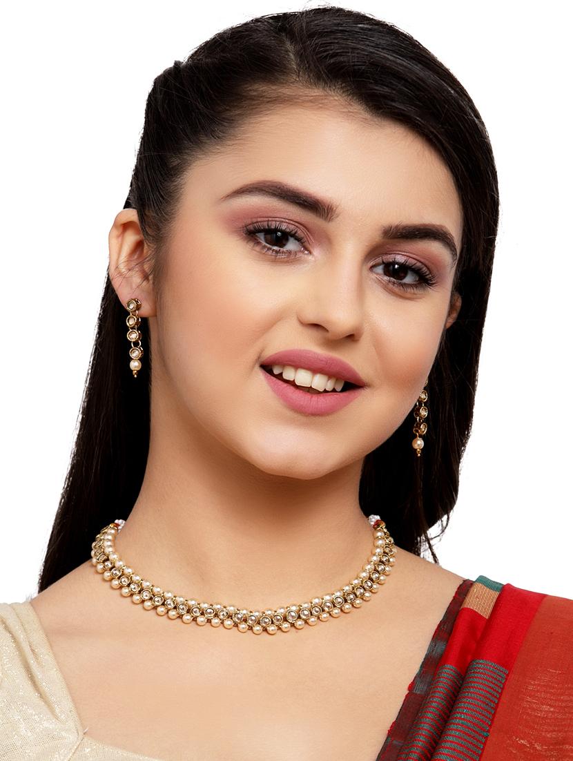 gold plated necklaces and earring - 17534167 - Zoom Image - 5