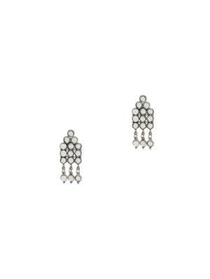 silver brass necklaces and earring - 17534170 - Standard Image - 3