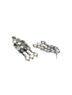 silver brass necklaces and earring - 17534170 - Standard Image - 4