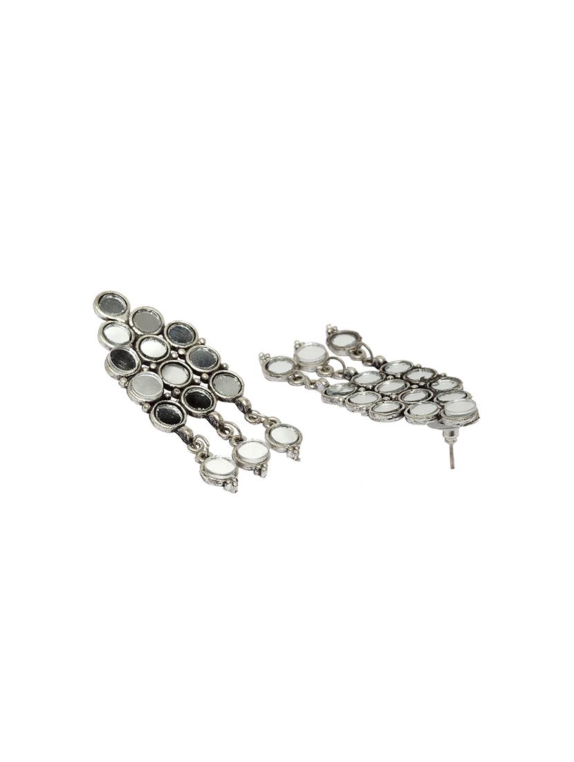 silver brass necklaces and earring - 17534170 - Zoom Image - 4
