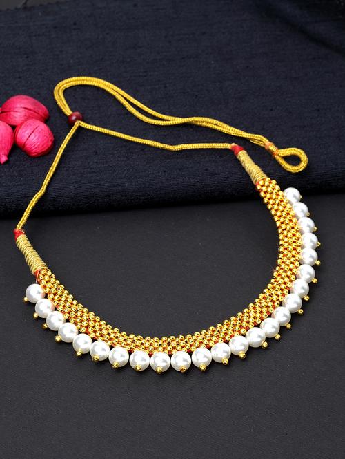 gold plated necklaces and earring - 17534182 - Standard Image - 1