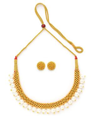 gold plated necklaces and earring - 17534182 - Standard Image - 2