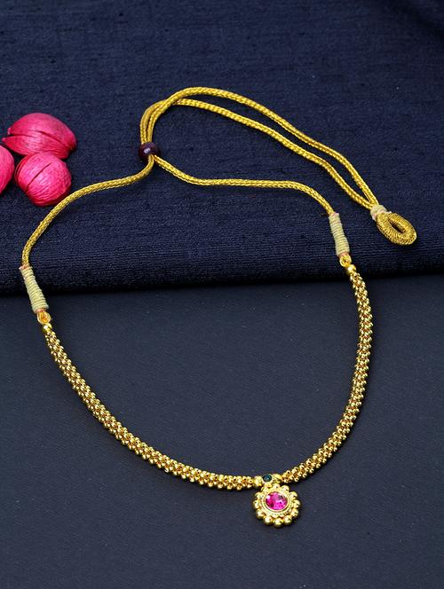 gold plated necklaces and earring - 17534183 - Standard Image - 1