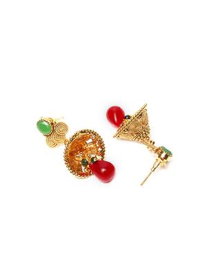 gold plated necklaces and earring - 17534186 - Standard Image - 5