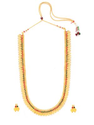 gold plated necklaces and earring - 17534193 - Standard Image - 2
