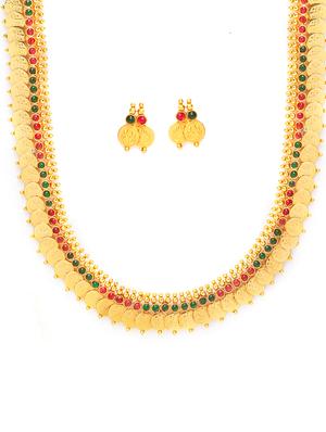 gold plated necklaces and earring - 17534193 - Standard Image - 3